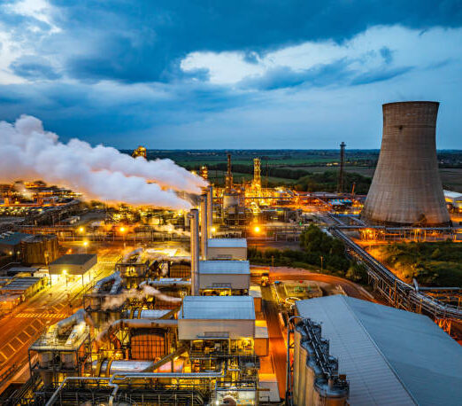 Oil Refinery Gas Chemical Equipment Prodiction in Salt End or Saltend at East Riding of Yorkshire, UK
